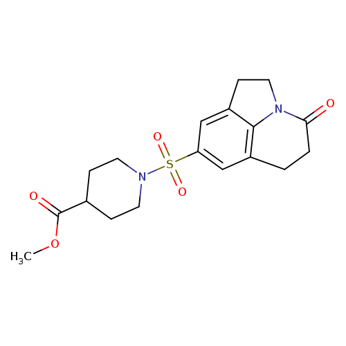 methyl 1-({11-oxo-1-azatricyclo[6.3.1.0^{4,12}]dodeca-4(12),5,7-trien-6-yl}sulfonyl)piperidine-4-carboxylate