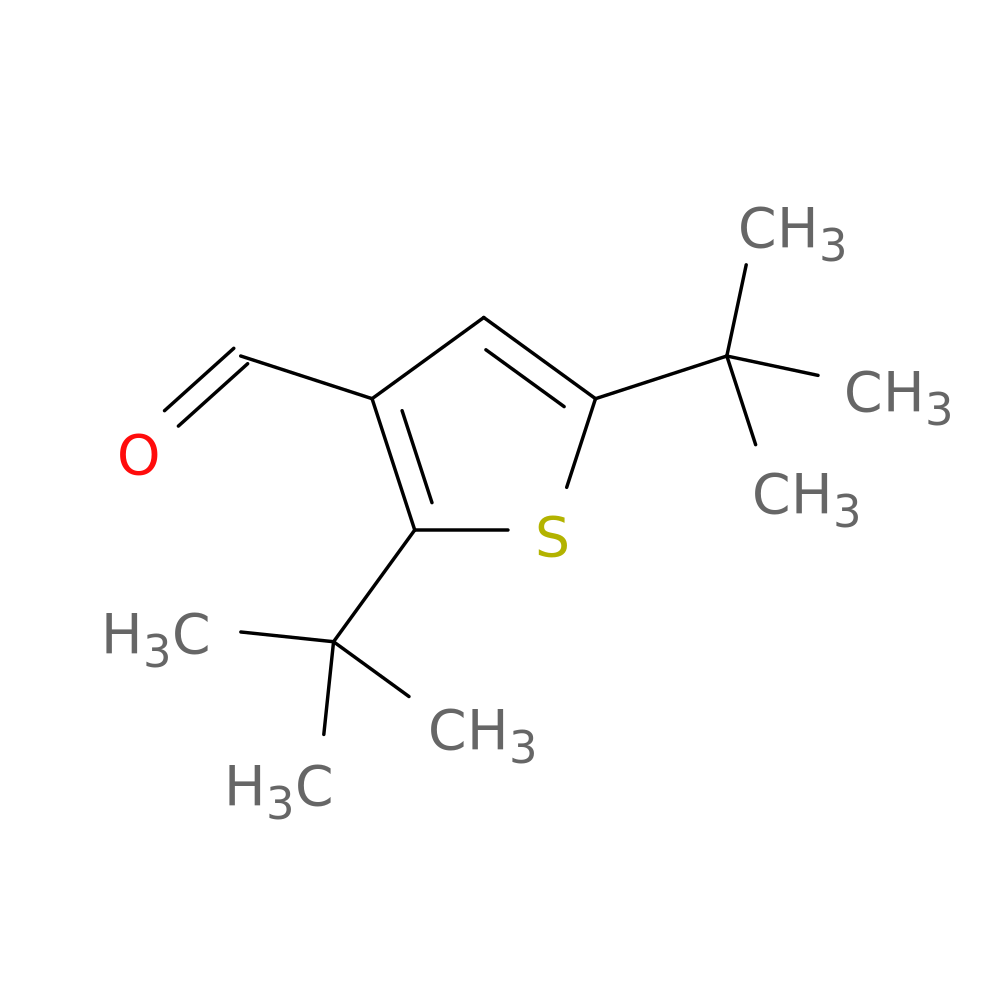 2,5-di-tert-butylthiophene-3-carbaldehyde