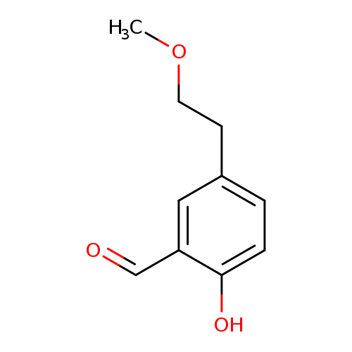 2-hydroxy-5-(2-methoxyethyl)benzaldehyde