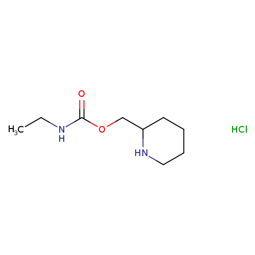 piperidin-2-ylmethyl n-ethylcarbamate hydrochloride
