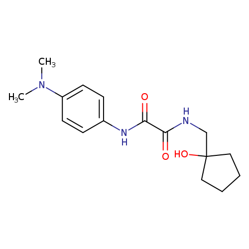 N'-[4-(dimethylamino)phenyl]-N-[(1-hydroxycyclopentyl)methyl]ethanediamide