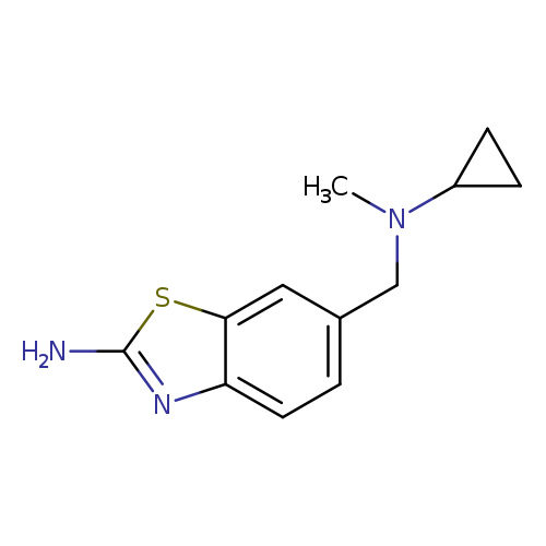 6-{[cyclopropyl(methyl)amino]methyl}-1,3-benzothiazol-2-amine