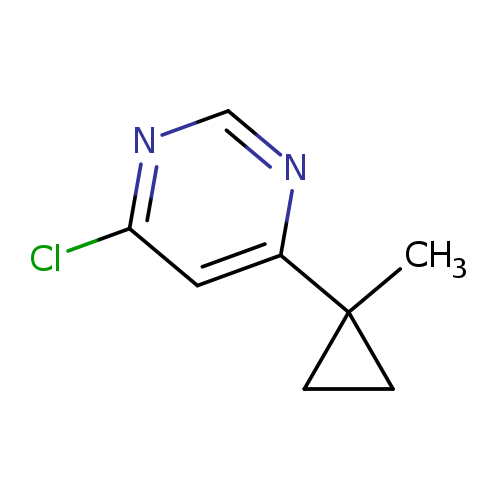 4-chloro-6-(1-methylcyclopropyl)pyrimidine