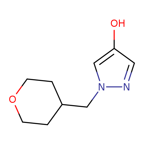 1-[(Oxan-4-yl)methyl]-1h-pyrazol-4-ol
