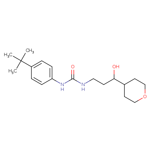 3-(4-tert-butylphenyl)-1-[3-hydroxy-3-(oxan-4-yl)propyl]urea