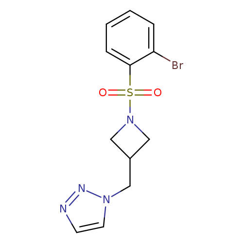 1-{[1-(2-bromobenzenesulfonyl)azetidin-3-yl]methyl}-1H-1,2,3-triazole