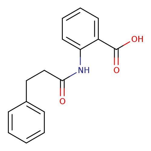 2-(3-phenylpropanamido)benzoic acid