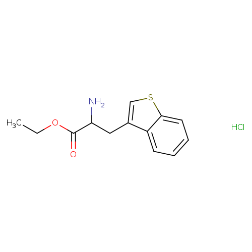 ethyl 2-amino-3-(1-benzothiophen-3-yl)propanoate hydrochloride