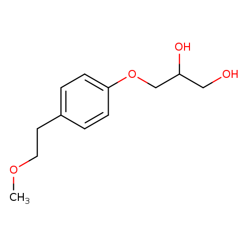 3-[4-(2-methoxyethyl)phenoxy]propane-1,2-diol