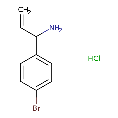 1-(4-Bromophenyl)prop-2-en-1-amine hydrochloride