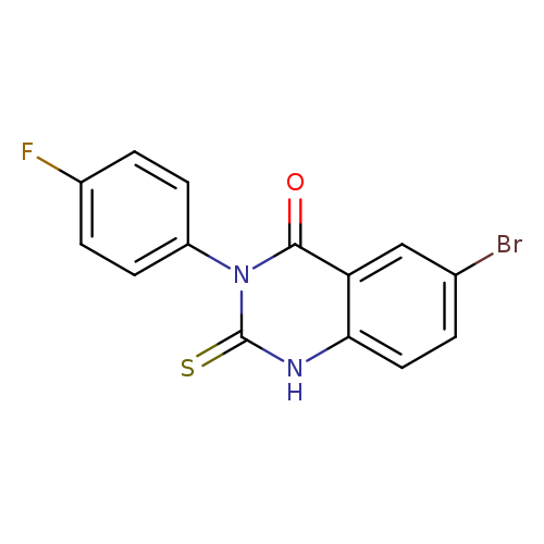 6-Bromo-3-(4-fluorophenyl)-2-thioxo-2,3-dihydroquinazolin-4(1H)-one