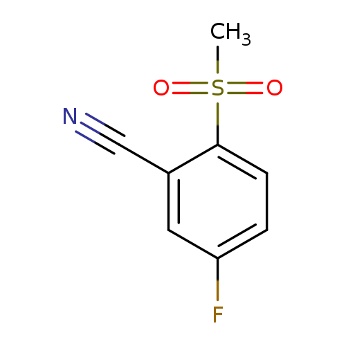 Benzonitrile, 5-fluoro-2-(methylsulfonyl)-