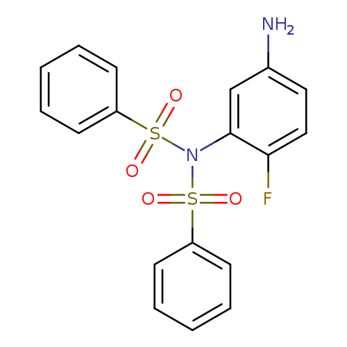 N-(5-amino-2-fluorophenyl)-N-(benzenesulfonyl)benzenesulfonamide
