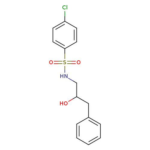 4-chloro-N-(2-hydroxy-3-phenylpropyl)benzene-1-sulfonamide