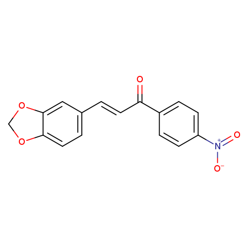 (2E)-3-(2H-1,3-benzodioxol-5-yl)-1-(4-nitrophenyl)prop-2-en-1-one