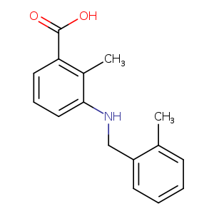 2-methyl-3-[(2-methylbenzyl)amino]benzoic acid
