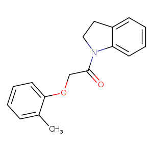 1-[(2-methylphenoxy)acetyl]indoline