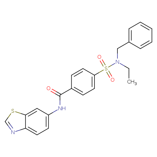 N-(1,3-benzothiazol-6-yl)-4-[benzyl(ethyl)sulfamoyl]benzamide