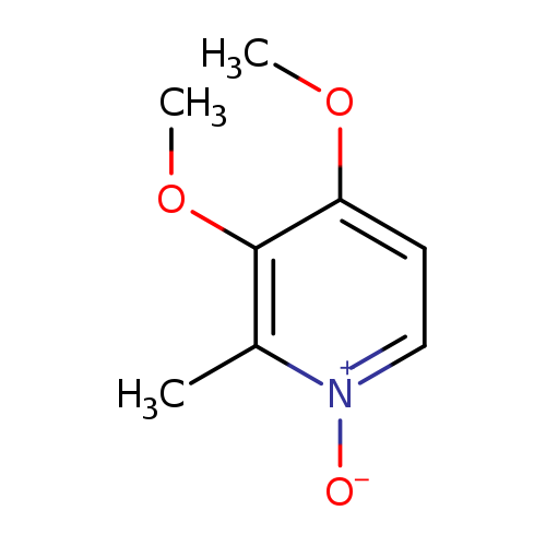 3,4-Dimethoxy-2-methylpyridine N-oxide