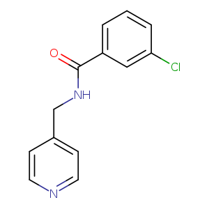 Benzamide, 3-chloro-N-(4-pyridinylmethyl)-