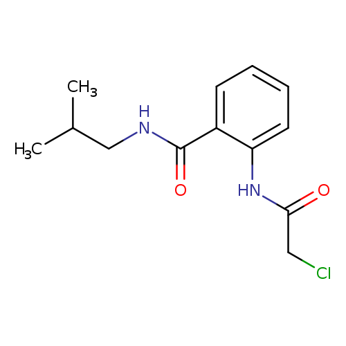 2-(2-chloroacetamido)-N-(2-methylpropyl)benzamide