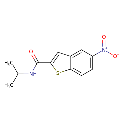 5-nitro-N-(propan-2-yl)-1-benzothiophene-2-carboxamide