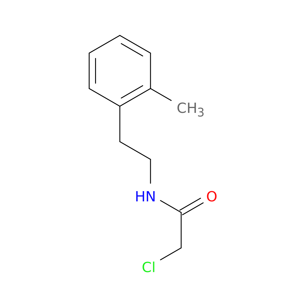 2-chloro-N-[2-(2-methylphenyl)ethyl]acetamide