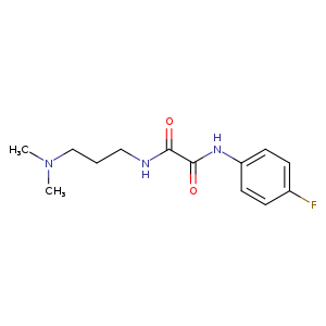 N-[3-(dimethylamino)propyl]-N'-(4-fluorophenyl)ethanediamide