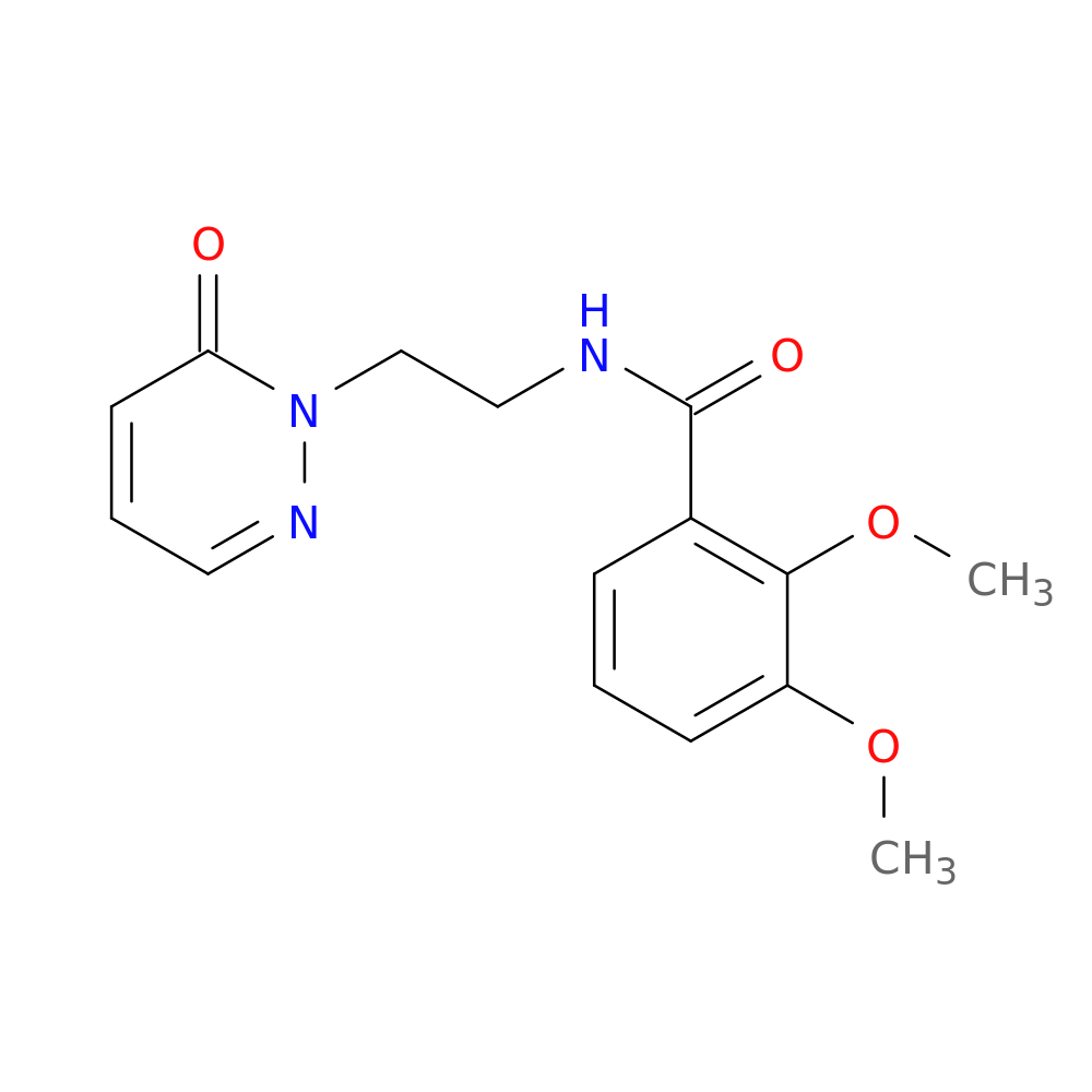 2,3-dimethoxy-N-[2-(6-oxo-1,6-dihydropyridazin-1-yl)ethyl]benzamide