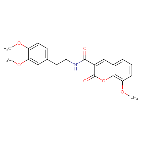 N-[2-(3,4-dimethoxyphenyl)ethyl]-8-methoxy-2-oxo-2H-chromene-3-carboxamide