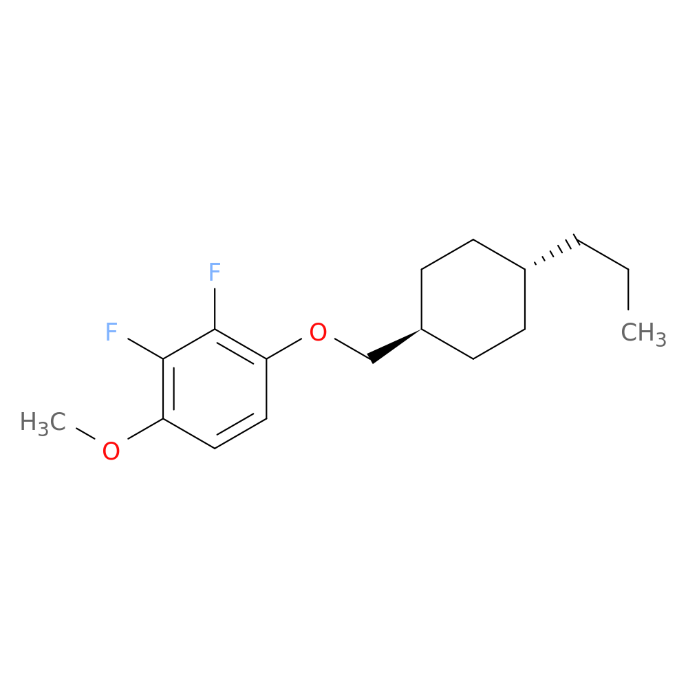 2,3-Difluoro-1-methoxy-4-((trans-4-propylcyclohexyl)methoxy)benzene