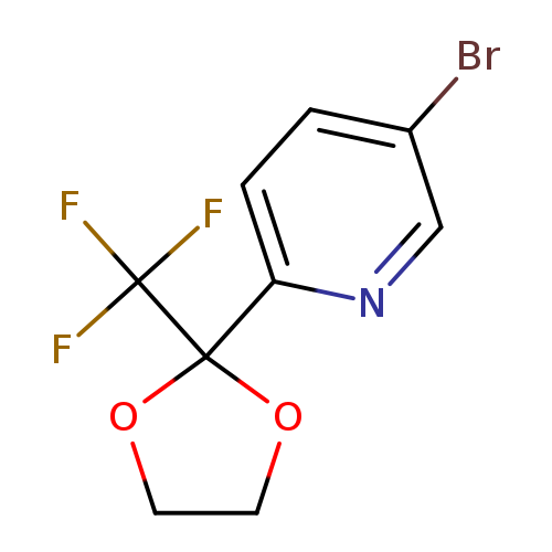 5-bromo-2-[2-(trifluoromethyl)-1,3-dioxolan-2-yl]pyridine