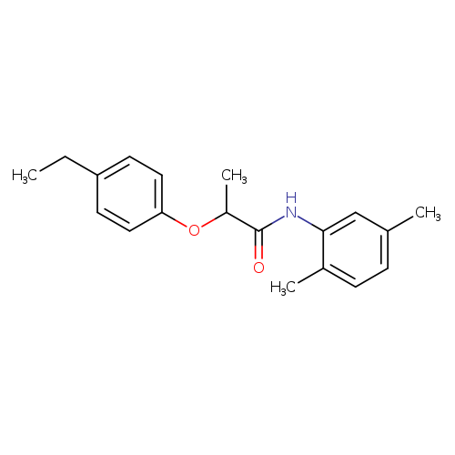 N-(2,5-dimethylphenyl)-2-(4-ethylphenoxy)propanamide