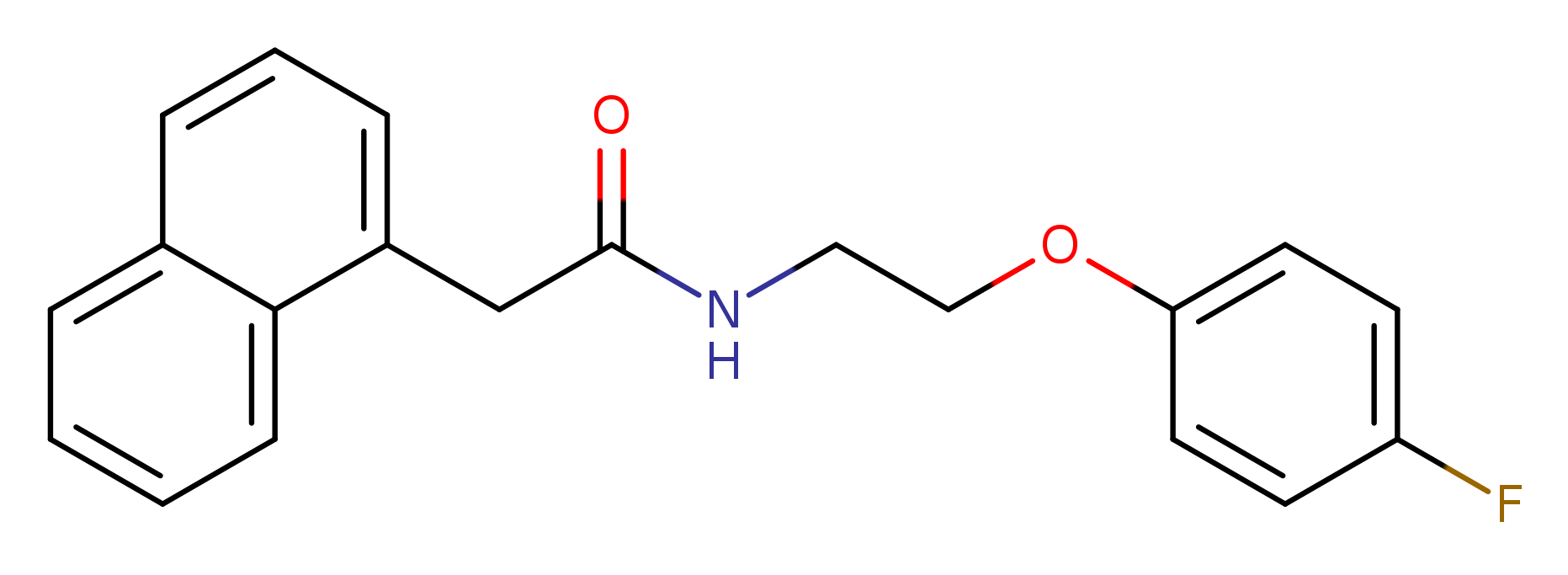N-[2-(4-fluorophenoxy)ethyl]-2-(naphthalen-1-yl)acetamide