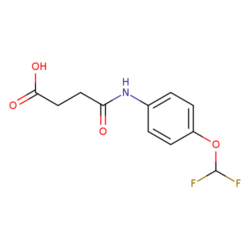 3-{[4-(difluoromethoxy)phenyl]carbamoyl}propanoic acid