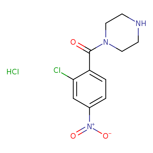 (2-CHLORO-4-NITROPHENYL)(PIPERAZIN-1-YL)METHANONE HCL