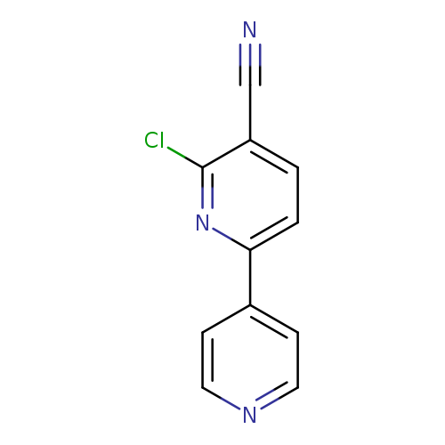 2-chloro-6-(pyridin-4-yl)pyridine-3-carbonitrile