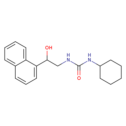 1-cyclohexyl-3-[2-hydroxy-2-(naphthalen-1-yl)ethyl]urea