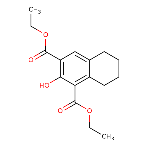 1,3-Naphthalenedicarboxylicacid, 5,6,7,8-tetrahydro-2-hydroxy-, 1,3-diethyl ester