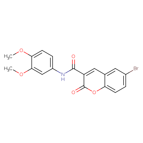 6-bromo-N-(3,4-dimethoxyphenyl)-2-oxo-2H-chromene-3-carboxamide