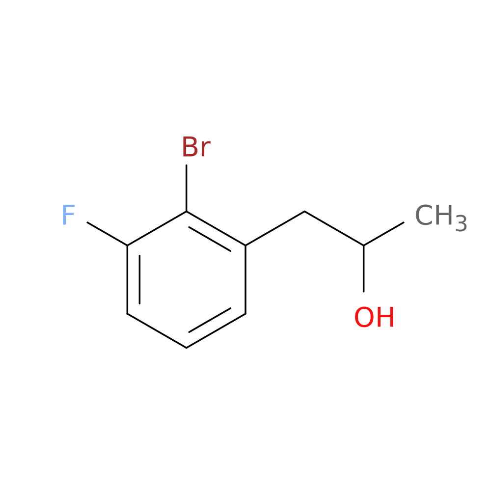 1-(2-bromo-3-fluorophenyl)propan-2-ol