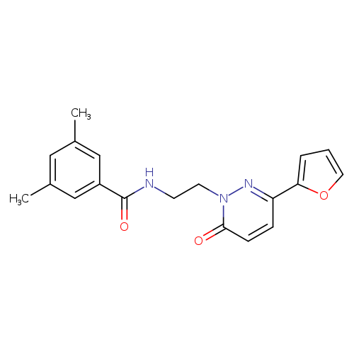 N-{2-[3-(furan-2-yl)-6-oxo-1,6-dihydropyridazin-1-yl]ethyl}-3,5-dimethylbenzamide