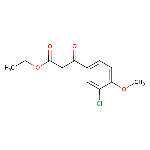 Benzenepropanoic acid, 3-chloro-4-methoxy-β-oxo-, ethyl ester