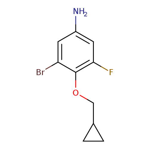 3-Bromo-4-cyclopropylmethoxy-5-fluoro-phenylamine