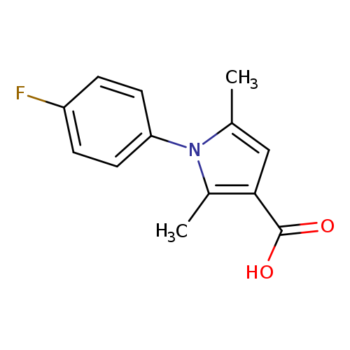 1-(4-FLUORO-PHENYL)-2,5-DIMETHYL-1H-PYRROLE-3-CARBOXYLIC ACID