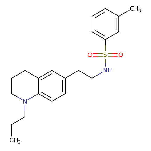 3-methyl-N-[2-(1-propyl-1,2,3,4-tetrahydroquinolin-6-yl)ethyl]benzene-1-sulfonamide