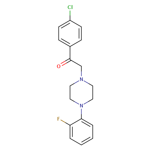 1-(4-chlorophenyl)-2-[4-(2-fluorophenyl)piperazin-1-yl]ethan-1-one