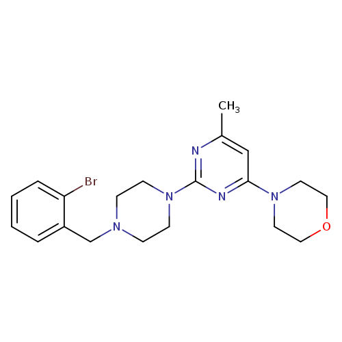 4-(2-{4-[(2-bromophenyl)methyl]piperazin-1-yl}-6-methylpyrimidin-4-yl)morpholine