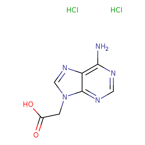 2-(6-amino-9H-purin-9-yl)acetic acid dihydrochloride