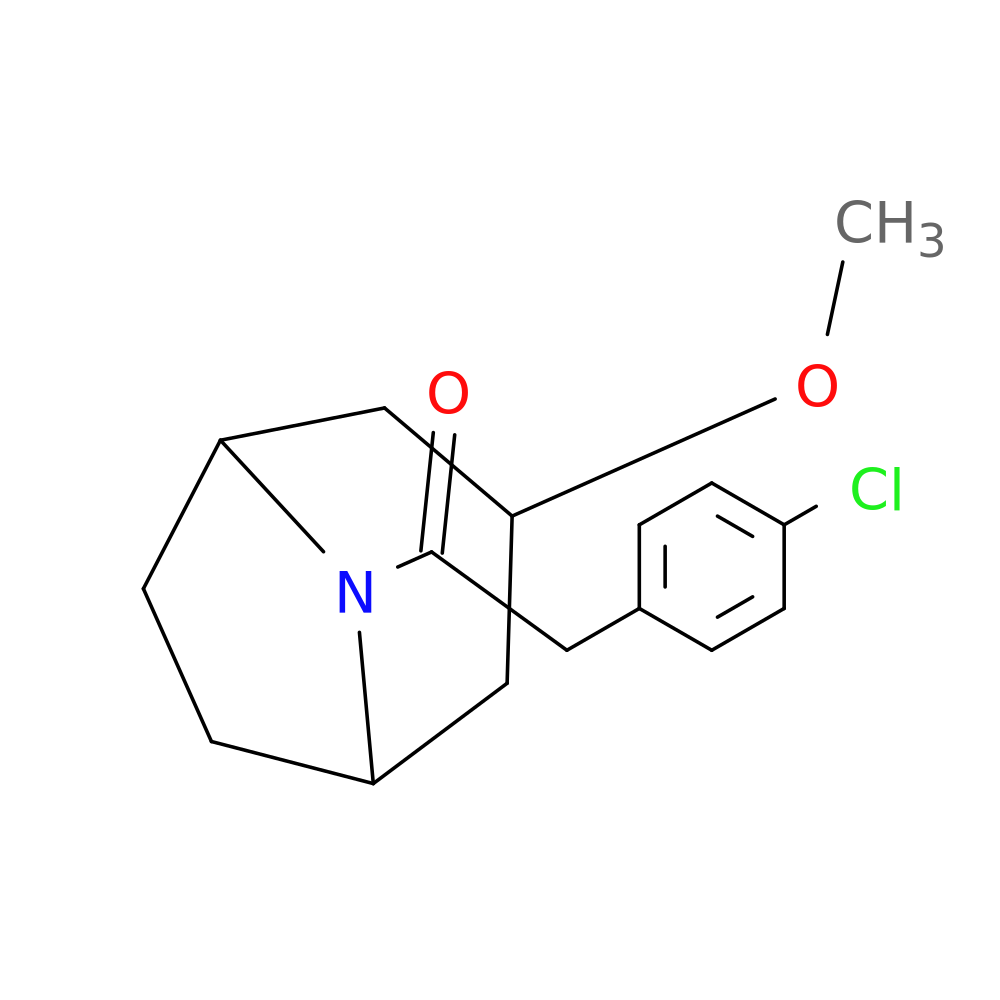 2-(4-chlorophenyl)-1-{3-methoxy-8-azabicyclo[3.2.1]octan-8-yl}ethan-1-one
